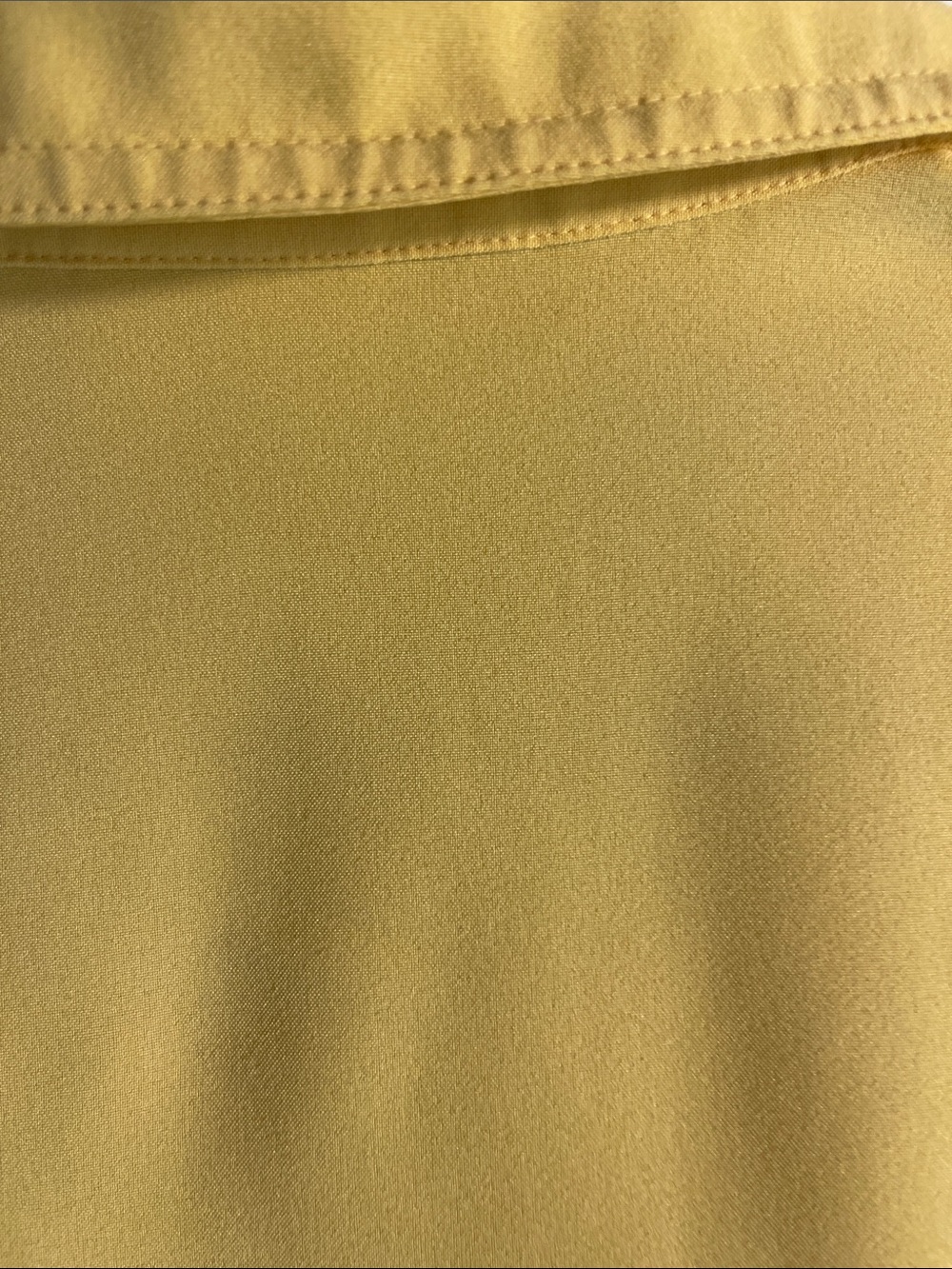 Covington Yellow Ruffle-Trim Button Front Blouse Size Large - Picture 10 of 12